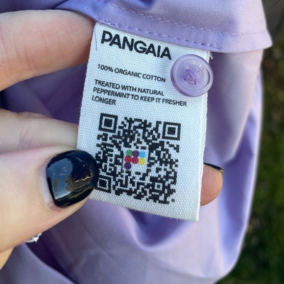 Pangaia Collared Shirt in Orchid Purple - Picture 10 of 12